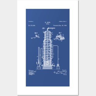 Whisky Patent - Whisky Still Art - Blueprint Posters and Art